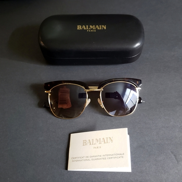Balmain sunglasses, color gold - Picture 5 of 5